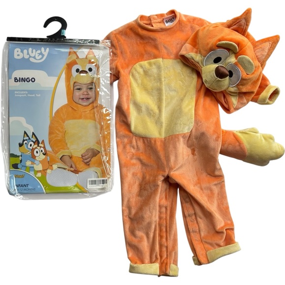 Bingo Kids Costume - Orange - Picture 1 of 9